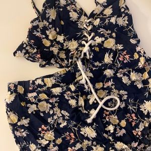 2 piece floral set